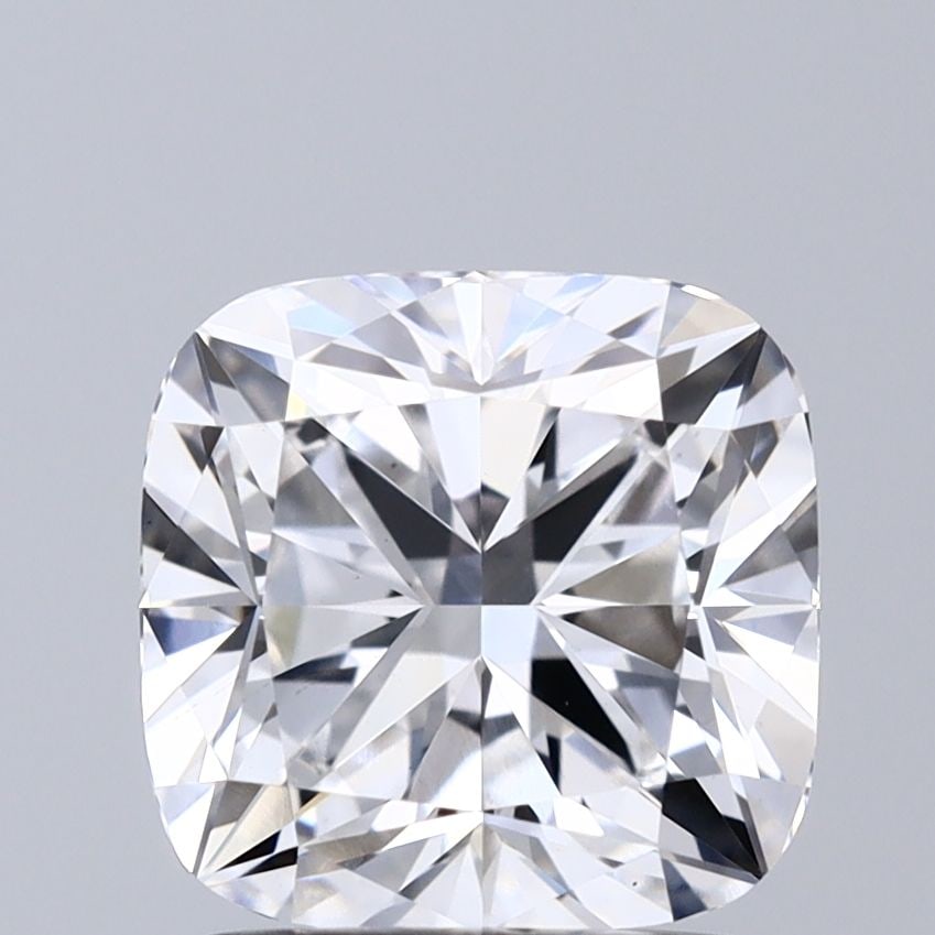 Loose Diamond - CUSHION MODIFIED 2.03ct D VS1: Loose Diamond - CUSHION MODIFIED 2.03ct D VS1 Source: This is a real non-mined Diamond that has been grown in a lab Shape: CUSHION MODIFIED Carats: 2.03 Color: D Clarity: VS1 Certification: IGI Video: