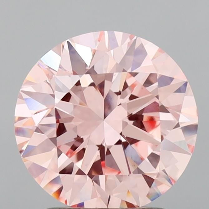 Loose Diamond - ROUND 2.0ct Fancy Intense Pink VS1: Loose Diamond - ROUND 2.0ct Fancy Intense Pink VS1 Source: This is a real non-mined Diamond that has been grown in a lab Shape: ROUND Carats: 2.0 Color: Fancy Intense Pink Certification: IGI Video: