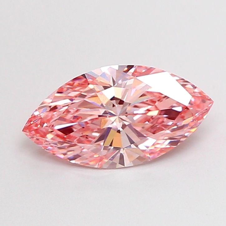 Loose Diamond - MARQUISE 1.55ct Fancy Vivid Pink VS1: Loose Diamond - MARQUISE 1.55ct Fancy Vivid Pink VS1 Source: This is a real non-mined Diamond that has been grown in a lab Shape: MARQUISE Carats: 1.55 Color: Fancy Vivid Pink Certification: IGI PLEAS