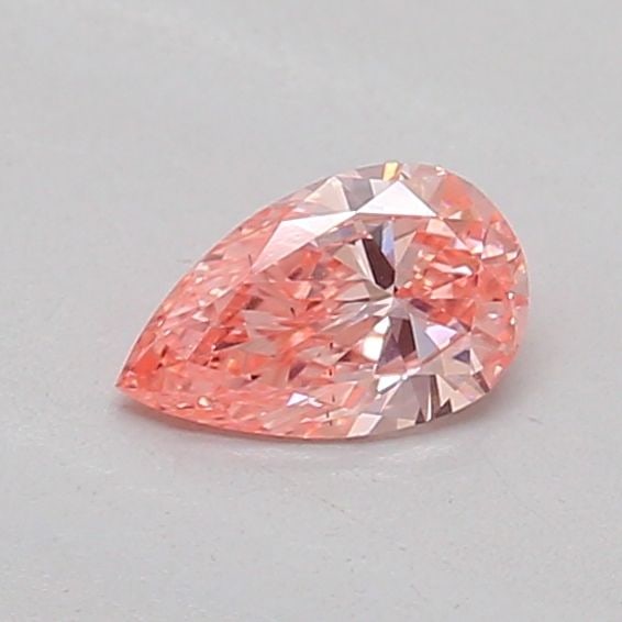 Loose Diamond - PEAR 0.18ct Fancy Vivid Pink VS2: Loose Diamond - PEAR 0.18ct Fancy Vivid Pink VS2 Source: This is a real non-mined Diamond that has been grown in a lab Shape: PEAR Carats: 0.18 Color: Fancy Vivid Pink Certification: IGI Video: