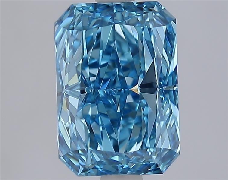 Loose Diamond - RADIANT 2.51ct Fancy Vivid Blue VVS1: Loose Diamond - RADIANT 2.51ct Fancy Vivid Blue VVS1 Source: This is a real non-mined Diamond that has been grown in a lab Shape: RADIANT Carats: 2.51 Color: Fancy Vivid Blue Certification: IGI Video: