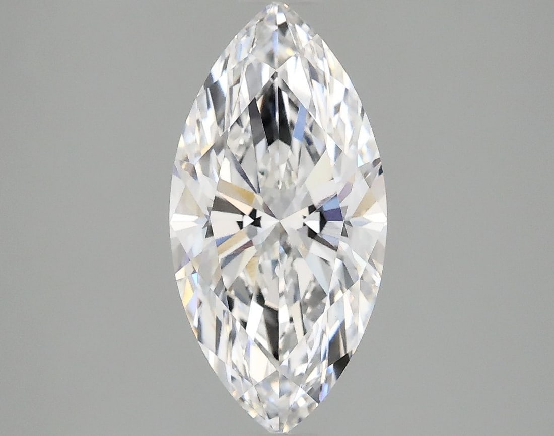 Loose Diamond - MARQUISE 2.1ct E VVS2: Loose Diamond - MARQUISE 2.1ct E VVS2 Source: This is a real non-mined Diamond that has been grown in a lab Shape: MARQUISE Carats: 2.1 Color: E Clarity: VVS2 Certification: IGI Video: