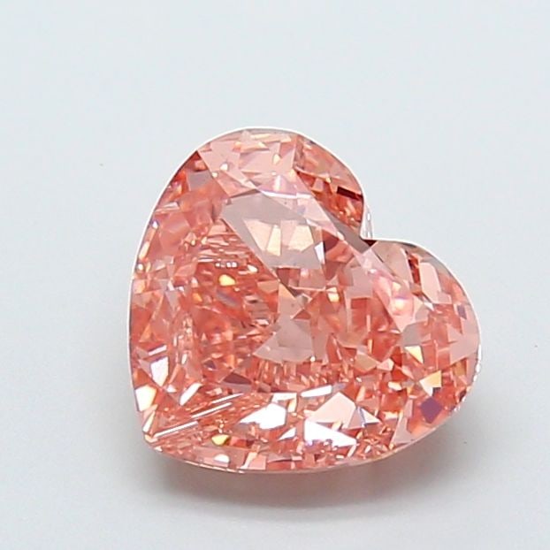 Loose Diamond - HEART 2.86ct Fancy Intense Brownish Pink VS1: Loose Diamond - HEART 2.86ct Fancy Intense Brownish Pink VS1 Source: This is a real non-mined Diamond that has been grown in a lab Shape: HEART Carats: 2.86 Color: Fancy Intense Brownish Pink Certific
