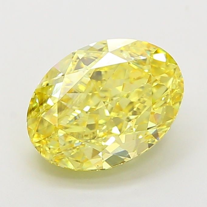 Loose Diamond - OVAL 3.76ct Fancy Intense Yellow SI1: Loose Diamond - OVAL 3.76ct Fancy Intense Yellow SI1 Source: This is a real non-mined Diamond that has been grown in a lab Shape: OVAL Carats: 3.76 Color: Fancy Intense Yellow Certification: IGI Video