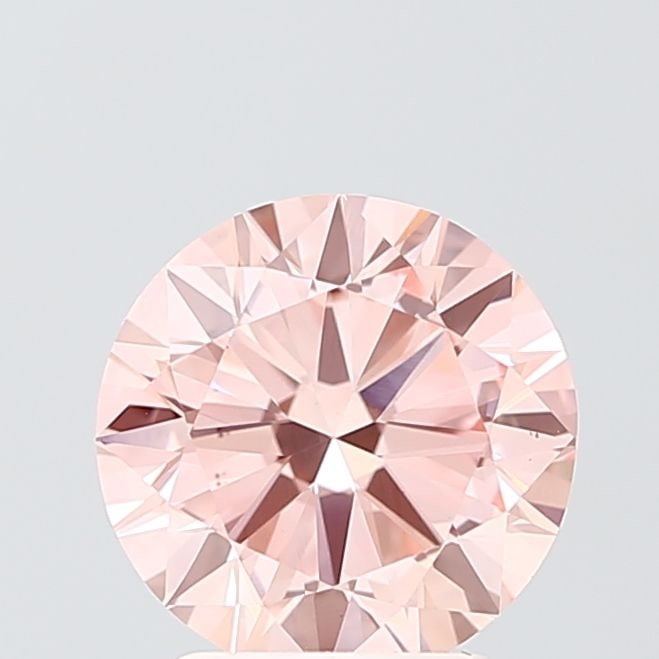 Loose Diamond - ROUND 2.39ct Fancy Vivid Pink VS1: Loose Diamond - ROUND 2.39ct Fancy Vivid Pink VS1 Source: This is a real non-mined Diamond that has been grown in a lab Shape: ROUND Carats: 2.39 Color: Fancy Vivid Pink Certification: NONE Video: