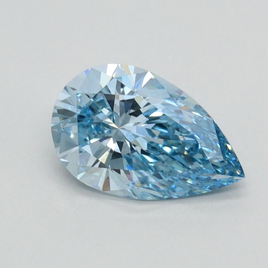 Loose Diamond - PEAR 0.93ct Fancy Vivid Blue VS1: Loose Diamond - PEAR 0.93ct Fancy Vivid Blue VS1 Source: This is a real non-mined Diamond that has been grown in a lab Shape: PEAR Carats: 0.93 Color: Fancy Vivid Blue Certification: IGI Video: