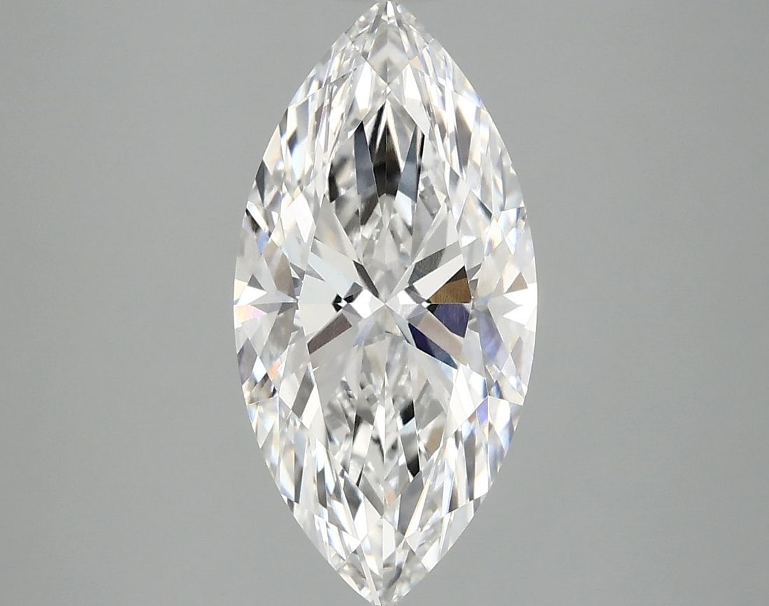 Loose Diamond - MARQUISE 2.55ct E VVS2: Loose Diamond - MARQUISE 2.55ct E VVS2 Source: This is a real non-mined Diamond that has been grown in a lab Shape: MARQUISE Carats: 2.55 Color: E Clarity: VVS2 Certification: IGI Video: