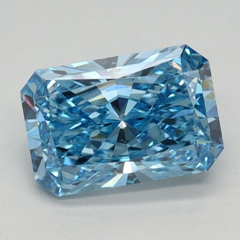 Loose Diamond - RADIANT 1.11ct Fancy Vivid Blue VVS2: Loose Diamond - RADIANT 1.11ct Fancy Vivid Blue VVS2 Source: This is a real non-mined Diamond that has been grown in a lab Shape: RADIANT Carats: 1.11 Color: Fancy Vivid Blue Certification: IGI Video:
