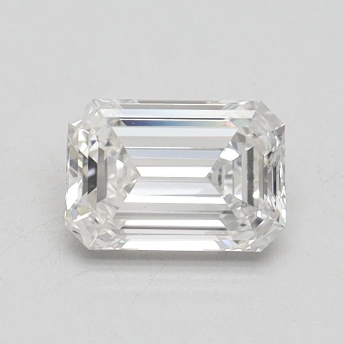 Loose Diamond - EMERALD 0.63ct F VS1: Loose Diamond - EMERALD 0.63ct F VS1 Source: This is a real non-mined Diamond that has been grown in a lab Shape: EMERALD Carats: 0.63 Color: F Clarity: VS1 Certification: IGI Video: