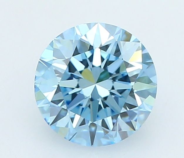 Loose Diamond - ROUND 0.45ct Fancy Vivid Blue VS2: Loose Diamond - ROUND 0.45ct Fancy Vivid Blue VS2 Source: This is a real non-mined Diamond that has been grown in a lab Shape: ROUND Carats: 0.45 Color: Fancy Vivid Blue Certification: IGI Video: