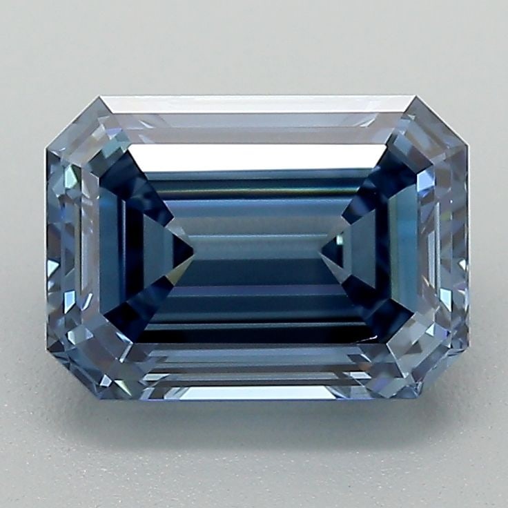 Loose Diamond - EMERALD 1.96ct Fancy Deep Blue SI1: Loose Diamond - EMERALD 1.96ct Fancy Deep Blue SI1 Source: This is a real non-mined Diamond that has been grown in a lab Shape: EMERALD Carats: 1.96 Color: Fancy Deep Blue Certification: IGI Video: