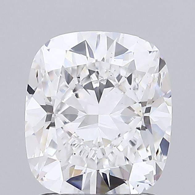 Loose Diamond - CUSHION 1.56ct D VS2: Loose Diamond - CUSHION 1.56ct D VS2 Source: This is a real non-mined Diamond that has been grown in a lab Shape: CUSHION Carats: 1.56 Color: D Clarity: VS2 Certification: IGI Condition: Pre-Owned PLE