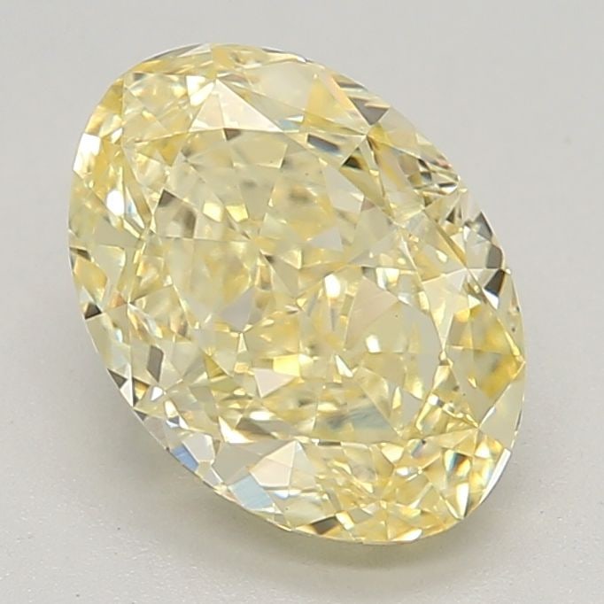 Loose Diamond - OVAL 2.46ct Fancy Intense Yellow VS1: Loose Diamond - OVAL 2.46ct Fancy Intense Yellow VS1 Source: This is a real non-mined Diamond that has been grown in a lab Shape: OVAL Carats: 2.46 Color: Fancy Intense Yellow Certification: IGI Video