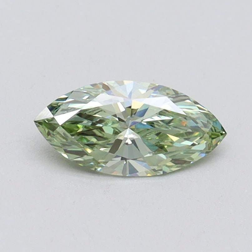 Loose Diamond - MARQUISE 0.5ct Fancy Intense Green VS1: Loose Diamond - MARQUISE 0.5ct Fancy Intense Green VS1 Source: This is a real non-mined Diamond that has been grown in a lab Shape: MARQUISE Carats: 0.5 Color: Fancy Intense Green Certification: IGI V