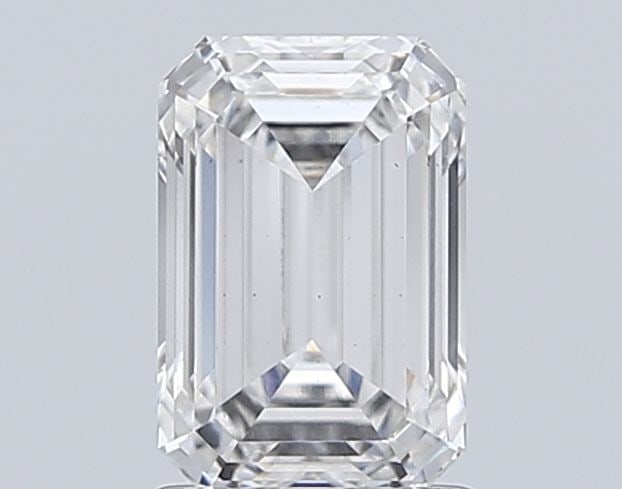 Loose Diamond - EMERALD 1.59ct F VS1: Loose Diamond - EMERALD 1.59ct F VS1 Source: This is a real non-mined Diamond that has been grown in a lab Shape: EMERALD Carats: 1.59 Color: F Clarity: VS1 Certification: IGI Video: Video Link