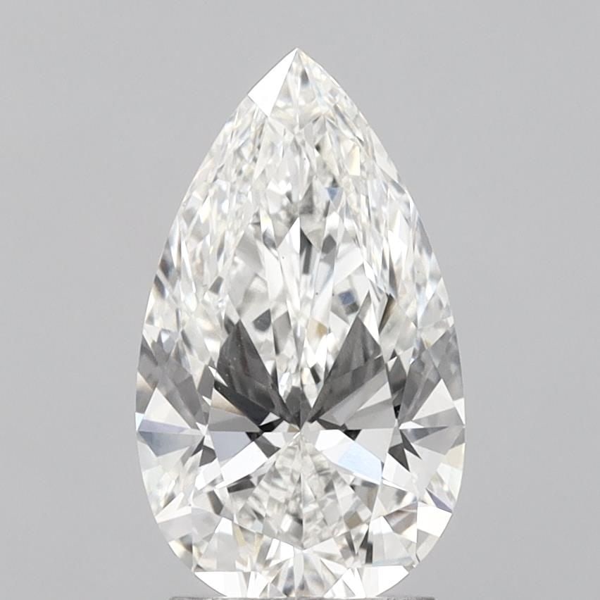 Loose Diamond - PEAR 2.56ct F VS1: Loose Diamond - PEAR 2.56ct F VS1 Source: This is a real non-mined Diamond that has been grown in a lab Shape: PEAR Carats: 2.56 Color: F Clarity: VS1 Certification: IGI Video: Video Link PLEASE