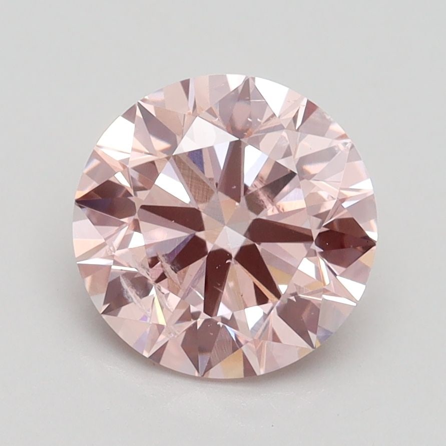 Ideal Loose Diamond - ROUND 2.04ct Fancy Light Pink SI2: Ideal Loose Diamond - ROUND 2.04ct Fancy Light Pink SI2 Source: This is a real non-mined Diamond that has been grown in a lab Shape: ROUND Carats: 2.04 Color: Fancy Light Pink Certification: IGI Video