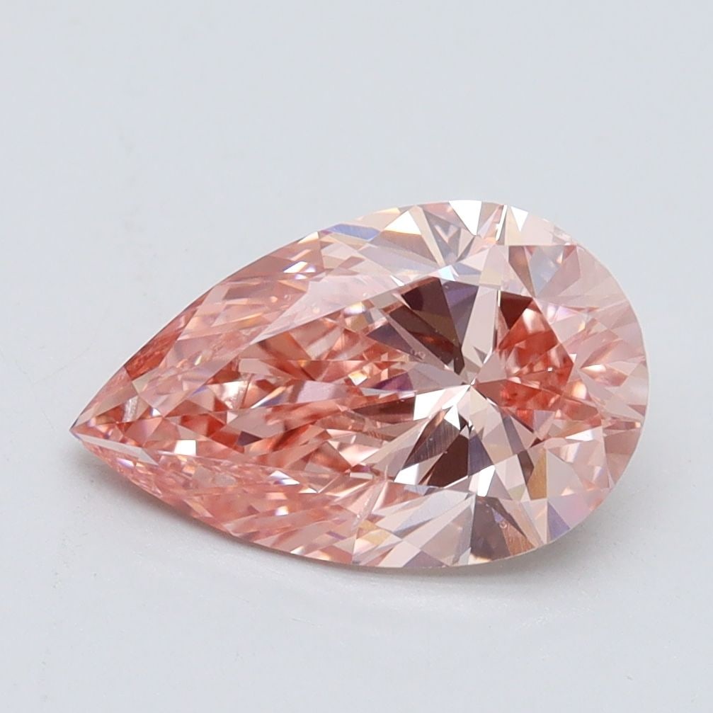 Loose Diamond - PEAR 2.0ct Fancy Intense Pink SI1: Loose Diamond - PEAR 2.0ct Fancy Intense Pink SI1 Source: This is a real non-mined Diamond that has been grown in a lab Shape: PEAR Carats: 2.0 Color: Fancy Intense Pink Certification: IGI Video:
