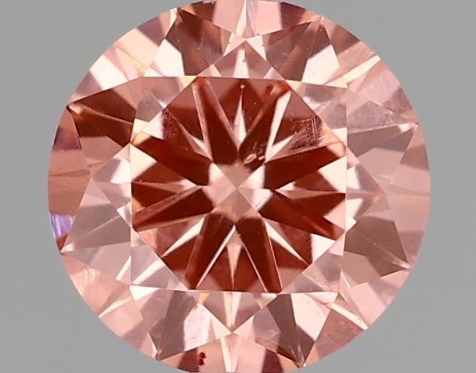 Loose Diamond - ROUND 0.49ct Fancy Intense Pink VS2: Loose Diamond - ROUND 0.49ct Fancy Intense Pink VS2 Source: This is a real non-mined Diamond that has been grown in a lab Shape: ROUND Carats: 0.49 Color: Fancy Intense Pink Certification: IGI Video: