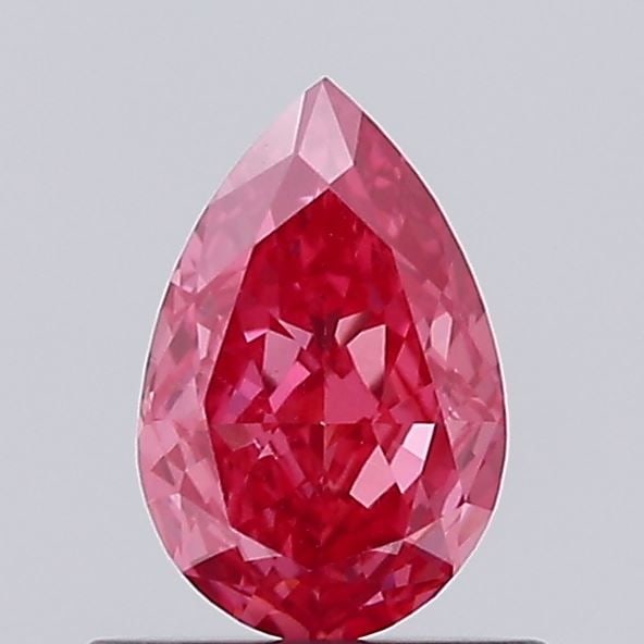 Loose Diamond - PEAR 0.57ct Fancy Intense Pink VS1: Loose Diamond - PEAR 0.57ct Fancy Intense Pink VS1 Source: This is a real non-mined Diamond that has been grown in a lab Shape: PEAR Carats: 0.57 Color: Fancy Intense Pink Certification: NONE Video: