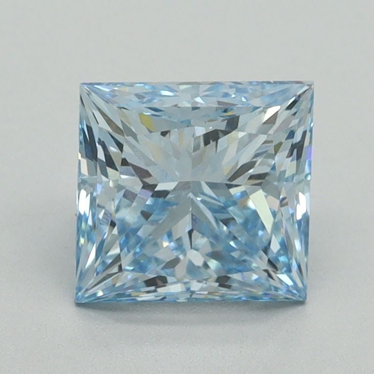 Loose Diamond - PRINCESS 1.64ct Fancy Intense Blue VVS2: Loose Diamond - PRINCESS 1.64ct Fancy Intense Blue VVS2 Source: This is a real non-mined Diamond that has been grown in a lab Shape: PRINCESS Carats: 1.64 Color: Fancy Intense Blue Certification: IGI 