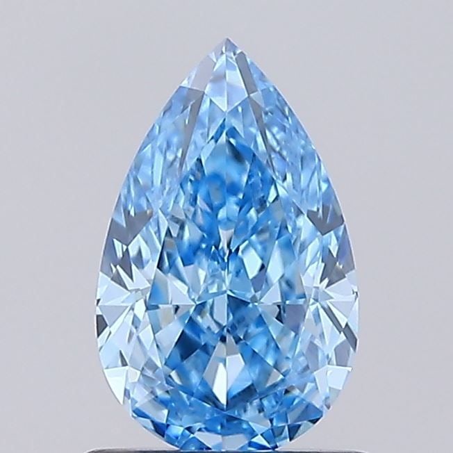 Loose Diamond - PEAR 1.1ct Fancy Vivid Blue VVS2: Loose Diamond - PEAR 1.1ct Fancy Vivid Blue VVS2 Source: This is a real non-mined Diamond that has been grown in a lab Shape: PEAR Carats: 1.1 Color: Fancy Vivid Blue Certification: IGI Video: