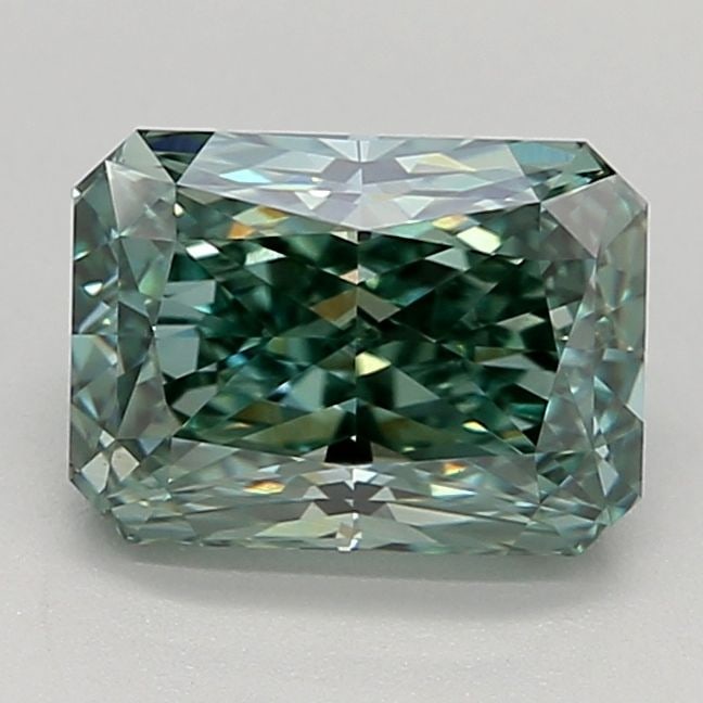 Loose Diamond - RADIANT 1.64ct Fancy Vivid Green VS1: Loose Diamond - RADIANT 1.64ct Fancy Vivid Green VS1 Source: This is a real non-mined Diamond that has been grown in a lab Shape: RADIANT Carats: 1.64 Color: Fancy Vivid Green Certification: IGI Video