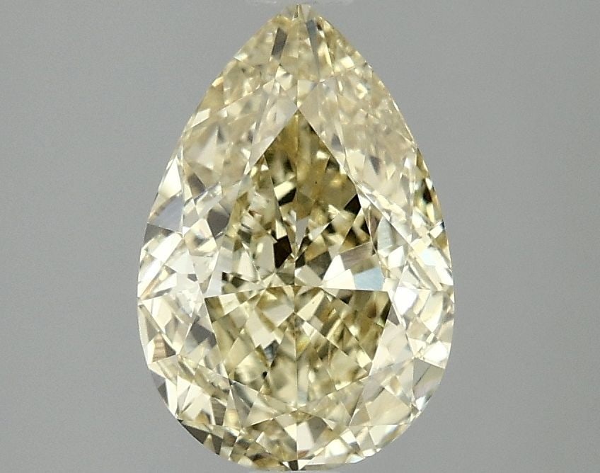 Loose Diamond - PEAR 2.04ct Fancy Intense Yellow VS1: Loose Diamond - PEAR 2.04ct Fancy Intense Yellow VS1 Source: This is a real non-mined Diamond that has been grown in a lab Shape: PEAR Carats: 2.04 Color: Fancy Intense Yellow Certification: IGI Video