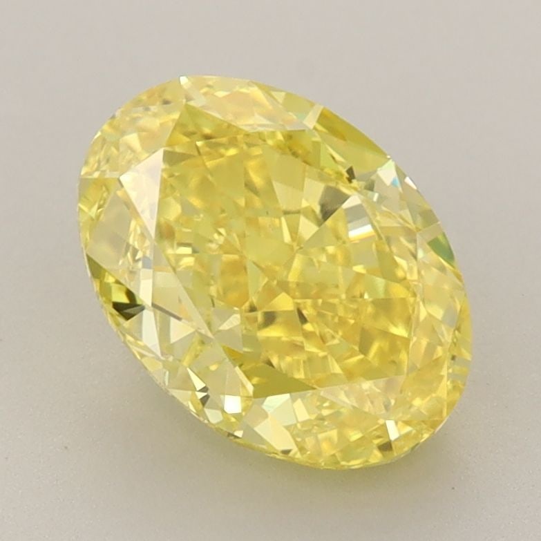Loose Diamond - OVAL 2.5ct Fancy Vivid Yellow VS1: Loose Diamond - OVAL 2.5ct Fancy Vivid Yellow VS1 Source: This is a real non-mined Diamond that has been grown in a lab Shape: OVAL Carats: 2.5 Color: Fancy Vivid Yellow Certification: IGI Video: