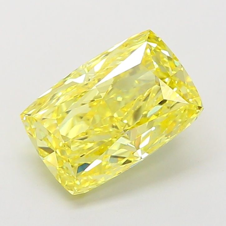 Loose Diamond - CUSHION MODIFIED 4.02ct Fancy Vivid Yellow VS2: Loose Diamond - CUSHION MODIFIED 4.02ct Fancy Vivid Yellow VS2 Source: This is a real non-mined Diamond that has been grown in a lab Shape: CUSHION MODIFIED Carats: 4.02 Color: Fancy Vivid Yellow Cert