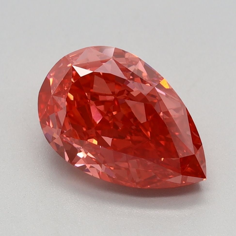 Loose Diamond - PEAR 2.14ct Fancy Vivid Pink VS1: Loose Diamond - PEAR 2.14ct Fancy Vivid Pink VS1 Source: This is a real non-mined Diamond that has been grown in a lab Shape: PEAR Carats: 2.14 Color: Fancy Vivid Pink Certification: IGI Video: