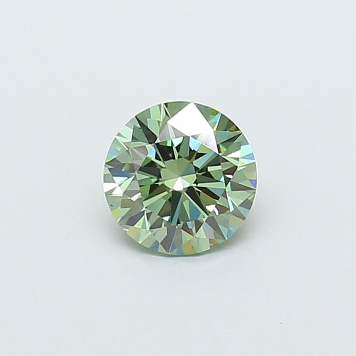 Ideal Loose Diamond - ROUND 1.0ct Fancy Vivid Green VS2: Ideal Loose Diamond - ROUND 1.0ct Fancy Vivid Green VS2 Source: This is a real non-mined Diamond that has been grown in a lab Shape: ROUND Carats: 1.0 Color: Fancy Vivid Green Certification: IGI Video