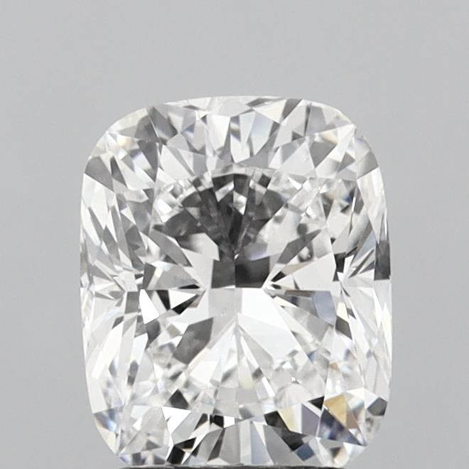 Loose Diamond - CUSHION 2.1ct F VVS2: Loose Diamond - CUSHION 2.1ct F VVS2 Source: This is a real non-mined Diamond that has been grown in a lab Shape: CUSHION Carats: 2.1 Color: F Clarity: VVS2 Certification: IGI Condition: Pre-Owned PLE