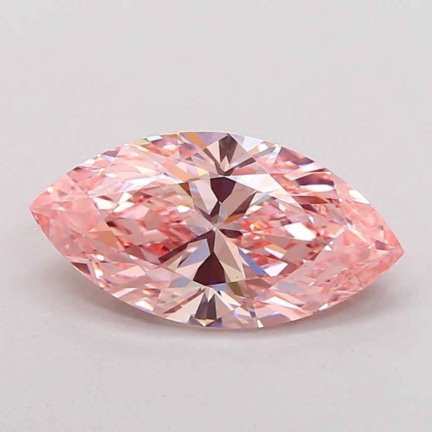 Loose Diamond - MARQUISE 2.0ct Fancy Vivid Pink VVS2: Loose Diamond - MARQUISE 2.0ct Fancy Vivid Pink VVS2 Source: This is a real non-mined Diamond that has been grown in a lab Shape: MARQUISE Carats: 2.0 Color: Fancy Vivid Pink Certification: IGI Video: