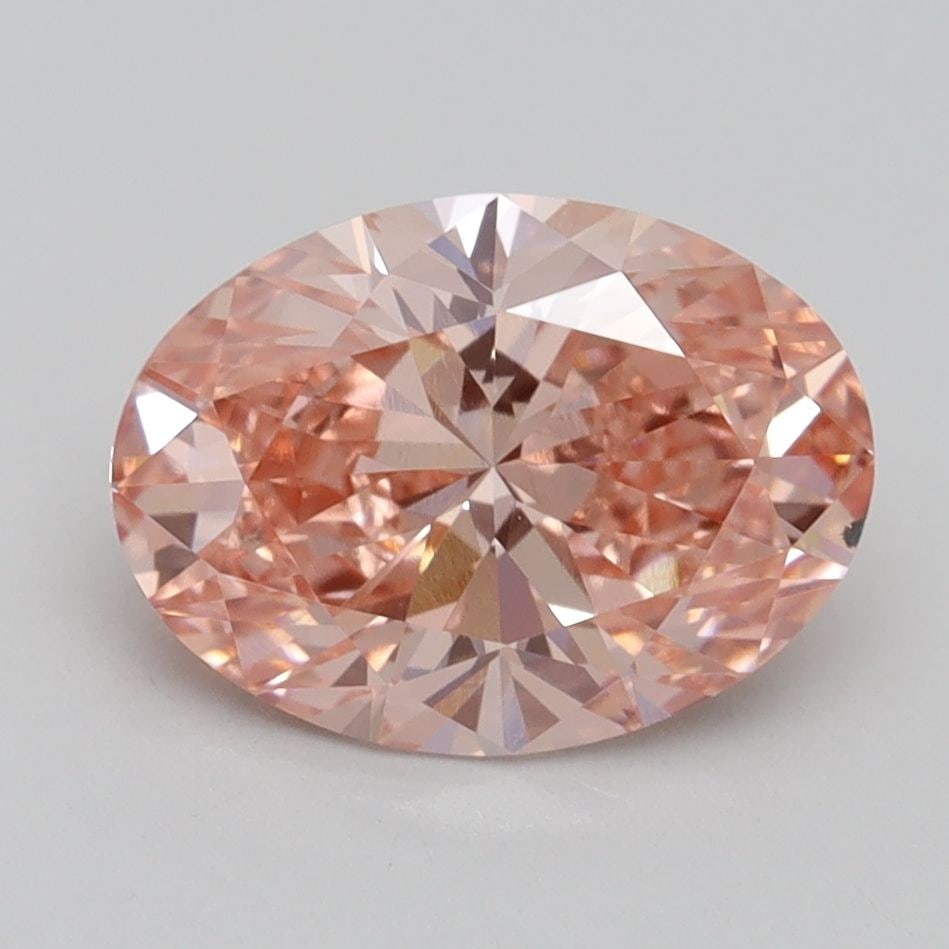 Loose Diamond - OVAL 2.3ct Fancy Vivid Pink VS2: Loose Diamond - OVAL 2.3ct Fancy Vivid Pink VS2 Source: This is a real non-mined Diamond that has been grown in a lab Shape: OVAL Carats: 2.3 Color: Fancy Vivid Pink Certification: IGI Video: