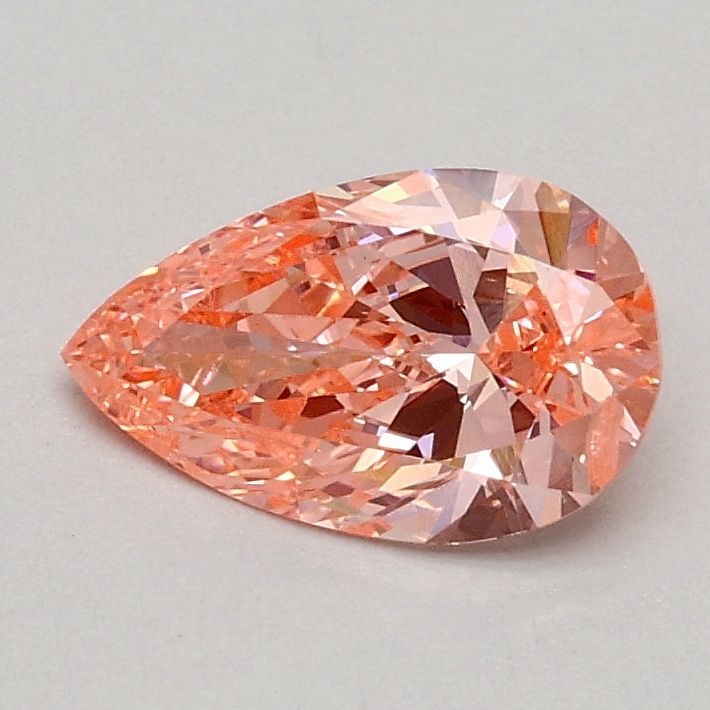 Loose Diamond - PEAR 0.53ct Fancy Vivid Pink SI2: Loose Diamond - PEAR 0.53ct Fancy Vivid Pink SI2 Source: This is a real non-mined Diamond that has been grown in a lab Shape: PEAR Carats: 0.53 Color: Fancy Vivid Pink Certification: IGI Video: