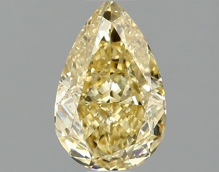 Loose Diamond - PEAR 1.05ct Fancy Intense Yellow VS2: Loose Diamond - PEAR 1.05ct Fancy Intense Yellow VS2 Source: This is a real non-mined Diamond that has been grown in a lab Shape: PEAR Carats: 1.05 Color: Fancy Intense Yellow Certification: IGI Video