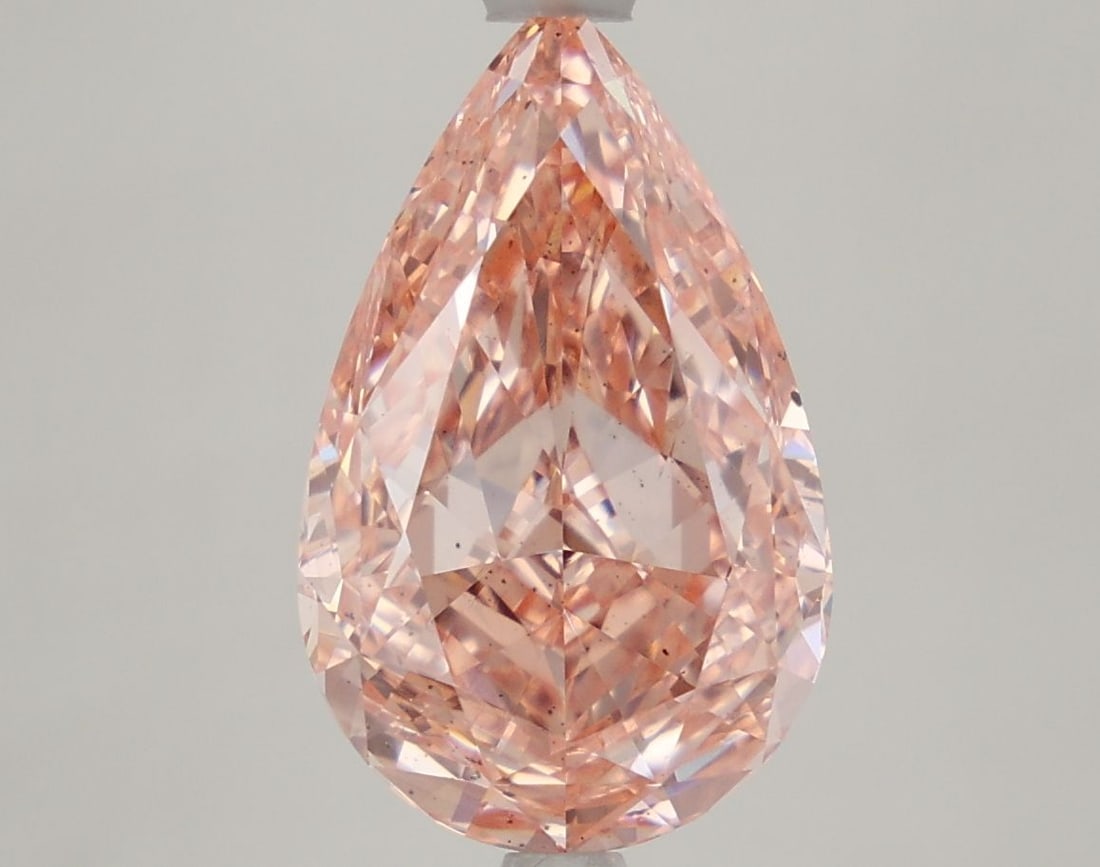 Loose Diamond - PEAR 4.3ct Fancy Vivid Pink SI1: Loose Diamond - PEAR 4.3ct Fancy Vivid Pink SI1 Source: This is a real non-mined Diamond that has been grown in a lab Shape: PEAR Carats: 4.3 Color: Fancy Vivid Pink Certification: NONE Video: