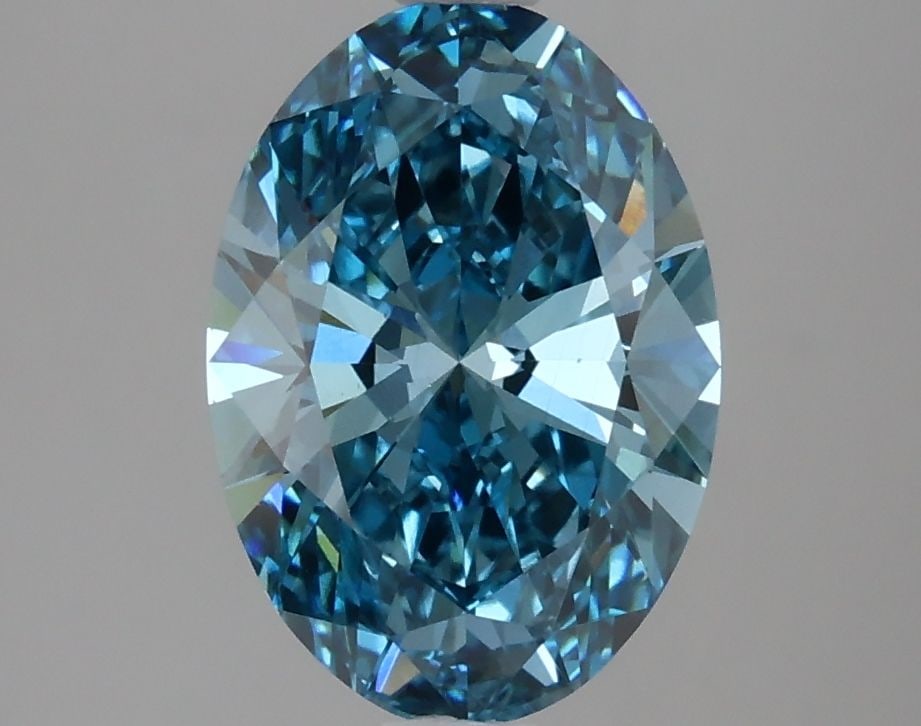 Loose Diamond - OVAL 2.39ct Fancy Vivid Blue VS2: Loose Diamond - OVAL 2.39ct Fancy Vivid Blue VS2 Source: This is a real non-mined Diamond that has been grown in a lab Shape: OVAL Carats: 2.39 Color: Fancy Vivid Blue Certification: IGI Video: