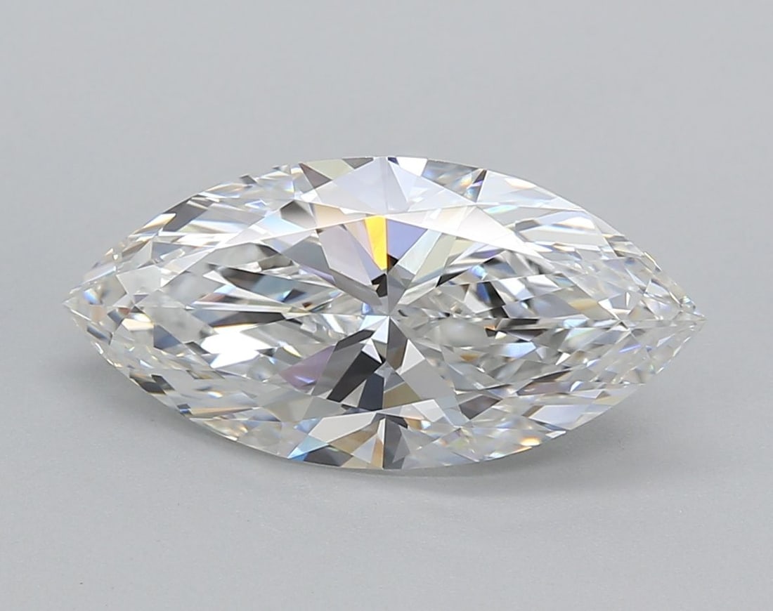 Loose Diamond - MARQUISE 3.01ct E VS1: Loose Diamond - MARQUISE 3.01ct E VS1 Source: This is a real non-mined Diamond that has been grown in a lab Shape: MARQUISE Carats: 3.01 Color: E Clarity: VS1 Certification: IGI Video: