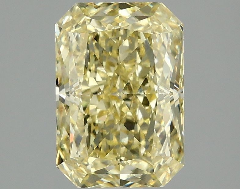 Loose Diamond - RADIANT 2.08ct Fancy Vivid Yellow VS2: Loose Diamond - RADIANT 2.08ct Fancy Vivid Yellow VS2 Source: This is a real non-mined Diamond that has been grown in a lab Shape: RADIANT Carats: 2.08 Color: Fancy Vivid Yellow Certification: IGI Vid