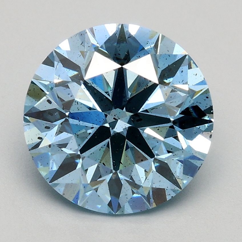 Ideal Loose Diamond - ROUND 2.0ct Fancy Intense Blue SI2: Ideal Loose Diamond - ROUND 2.0ct Fancy Intense Blue SI2 Source: This is a real non-mined Diamond that has been grown in a lab Shape: ROUND Carats: 2.0 Color: Fancy Intense Blue Certification: IGI Vid