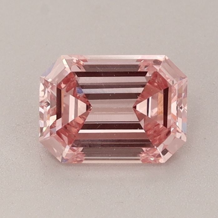 Loose Diamond - EMERALD 0.85ct Fancy Intense Pink VS1: Loose Diamond - EMERALD 0.85ct Fancy Intense Pink VS1 Source: This is a real non-mined Diamond that has been grown in a lab Shape: EMERALD Carats: 0.85 Color: Fancy Intense Pink Certification: IGI Vid