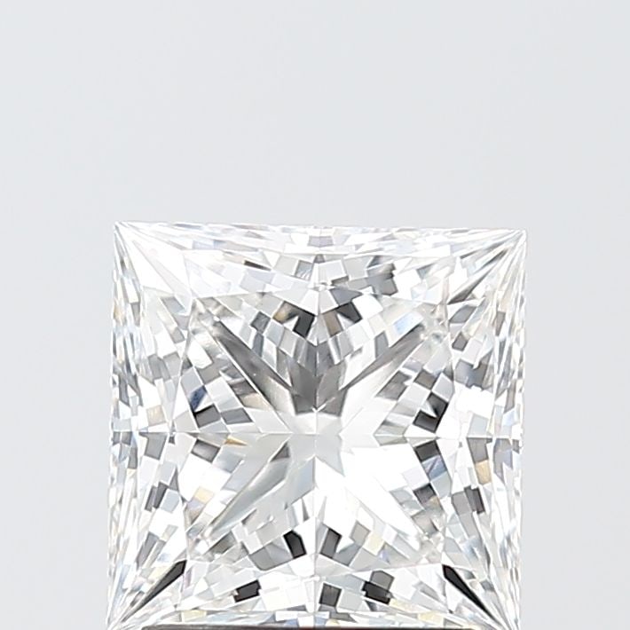 Loose Diamond - PRINCESS 2.1ct E VVS1: Loose Diamond - PRINCESS 2.1ct E VVS1 Source: This is a real non-mined Diamond that has been grown in a lab Shape: PRINCESS Carats: 2.1 Color: E Clarity: VVS1 Certification: IGI Video: