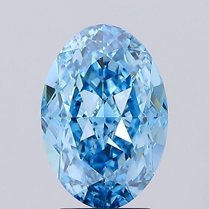 Loose Diamond - OVAL 3.26ct Fancy Vivid Blue VS1: Loose Diamond - OVAL 3.26ct Fancy Vivid Blue VS1 Source: This is a real non-mined Diamond that has been grown in a lab Shape: OVAL Carats: 3.26 Color: Fancy Vivid Blue Certification: IGI Video: