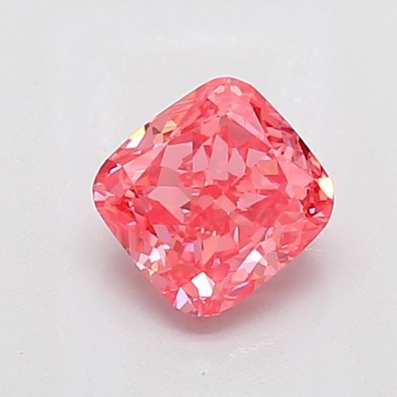 Loose Diamond - CUSHION MODIFIED 1.34ct Fancy Vivid Pink VS1: Loose Diamond - CUSHION MODIFIED 1.34ct Fancy Vivid Pink VS1 Source: This is a real non-mined Diamond that has been grown in a lab Shape: CUSHION MODIFIED Carats: 1.34 Color: Fancy Vivid Pink Certific