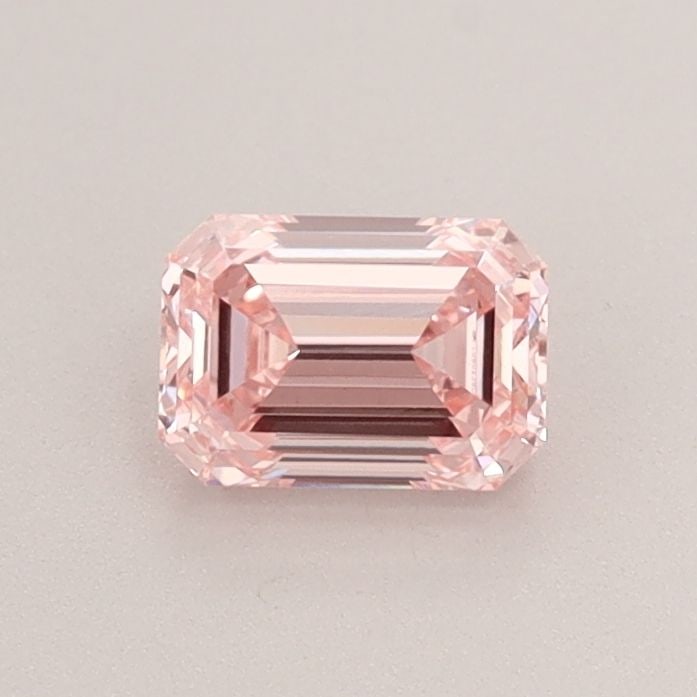 Loose Diamond - EMERALD 0.6ct Fancy Intense Pink VVS2: Loose Diamond - EMERALD 0.6ct Fancy Intense Pink VVS2 Source: This is a real non-mined Diamond that has been grown in a lab Shape: EMERALD Carats: 0.6 Color: Fancy Intense Pink Certification: IGI Vide