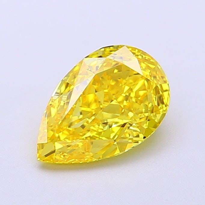 Loose Diamond - PEAR 1.3ct Fancy Vivid Yellow VS1: Loose Diamond - PEAR 1.3ct Fancy Vivid Yellow VS1 Source: This is a real non-mined Diamond that has been grown in a lab Shape: PEAR Carats: 1.3 Color: Fancy Vivid Yellow Certification: IGI Video: