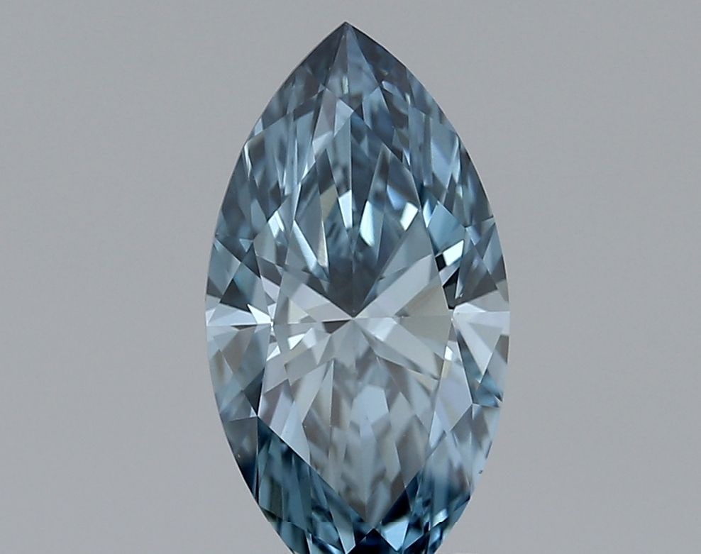 Loose Diamond - MARQUISE 1.8ct Fancy Vivid Blue VS1: Loose Diamond - MARQUISE 1.8ct Fancy Vivid Blue VS1 Source: This is a real non-mined Diamond that has been grown in a lab Shape: MARQUISE Carats: 1.8 Color: Fancy Vivid Blue Certification: IGI Video:
