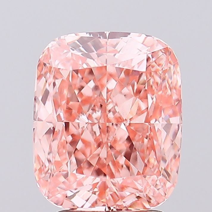 Loose Diamond - CUSHION MODIFIED 3.32ct Fancy Vivid Pink VVS2: Loose Diamond - CUSHION MODIFIED 3.32ct Fancy Vivid Pink VVS2 Source: This is a real non-mined Diamond that has been grown in a lab Shape: CUSHION MODIFIED Carats: 3.32 Color: Fancy Vivid Pink Certifi